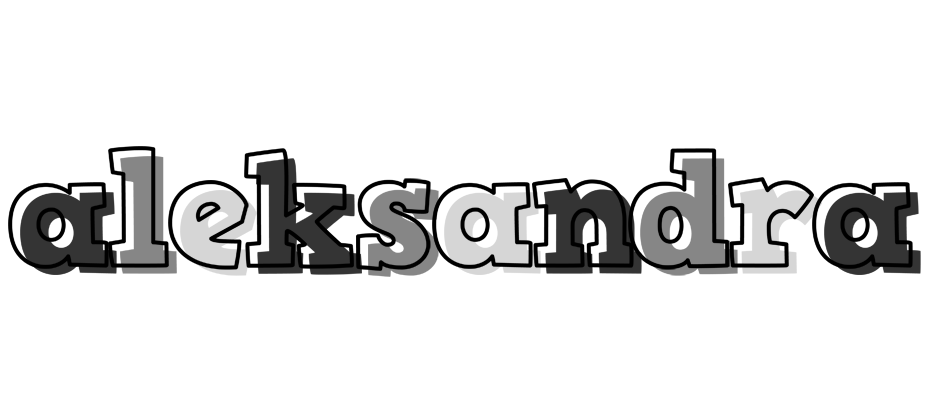 Aleksandra night logo