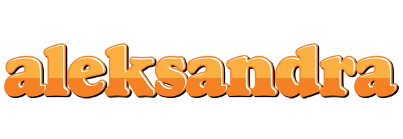 Aleksandra orange logo