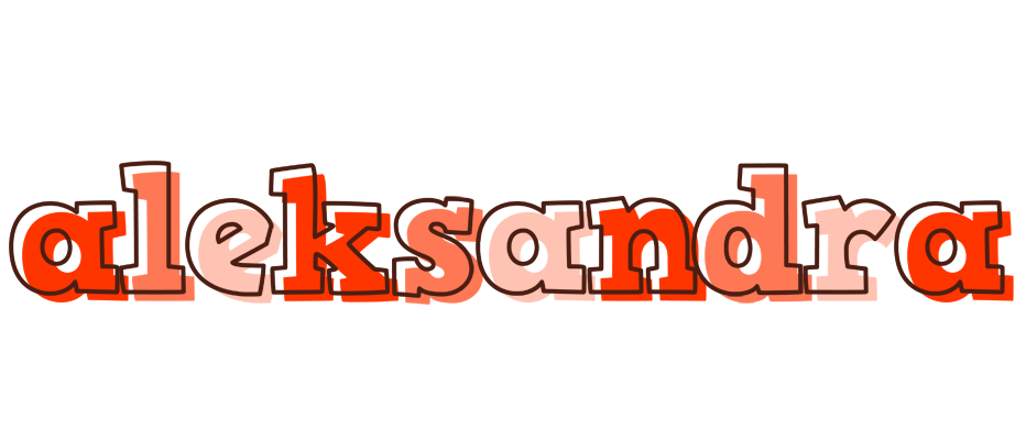 Aleksandra paint logo