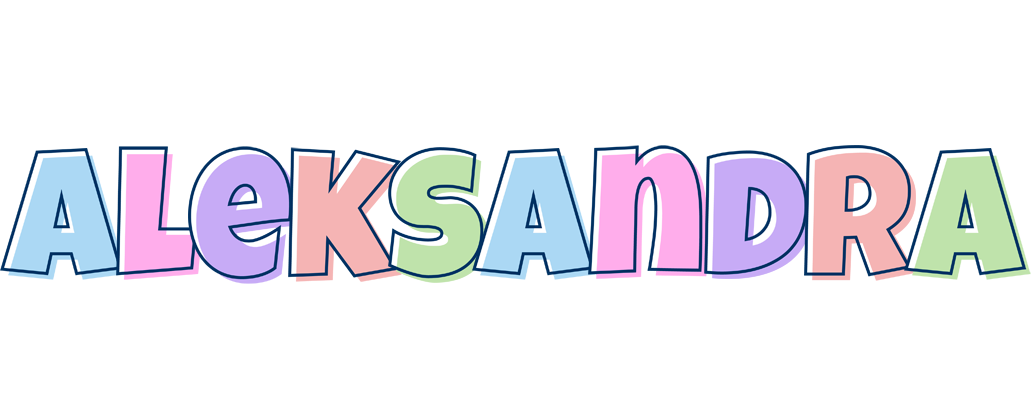 Aleksandra pastel logo
