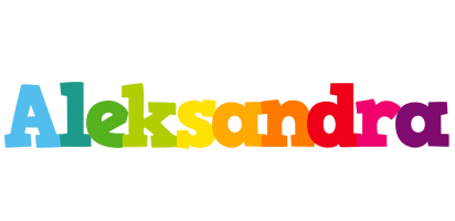 Aleksandra rainbows logo