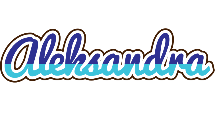 Aleksandra raining logo