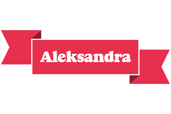 Aleksandra sale logo