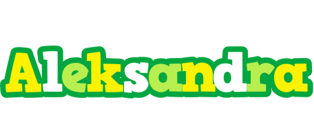 Aleksandra soccer logo