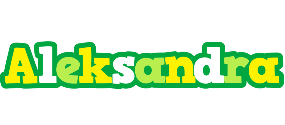 Aleksandra soccer logo