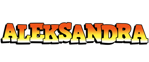 Aleksandra sunset logo