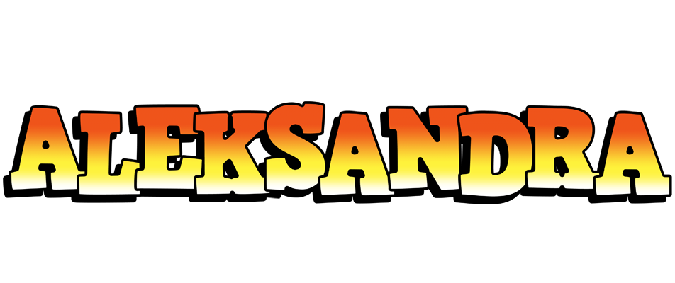 Aleksandra sunset logo