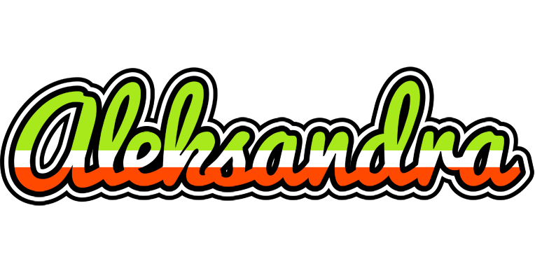 Aleksandra superfun logo