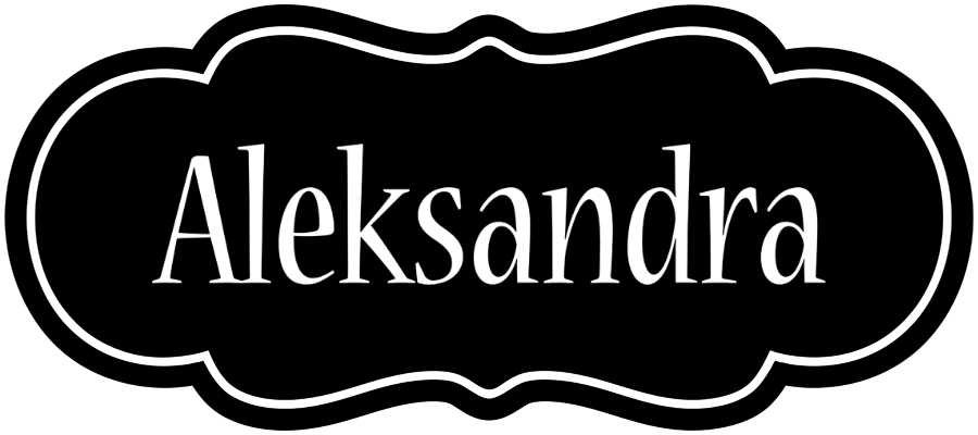 Aleksandra welcome logo