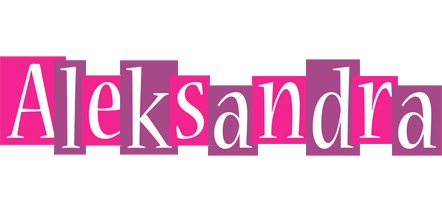 Aleksandra whine logo