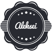 Aleksei badge logo