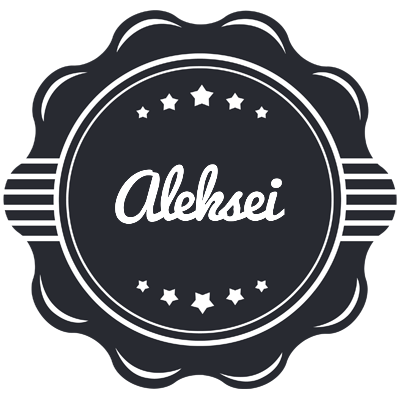 Aleksei badge logo