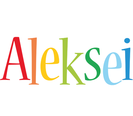 Aleksei birthday logo