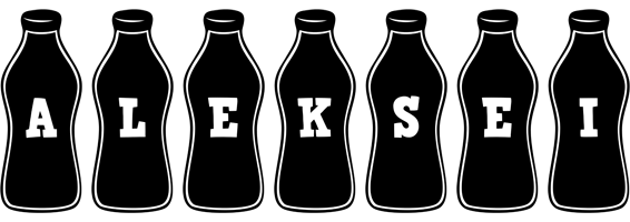 Aleksei bottle logo