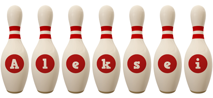 Aleksei bowling-pin logo