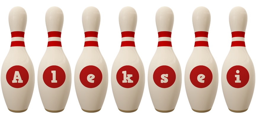 Aleksei bowling-pin logo