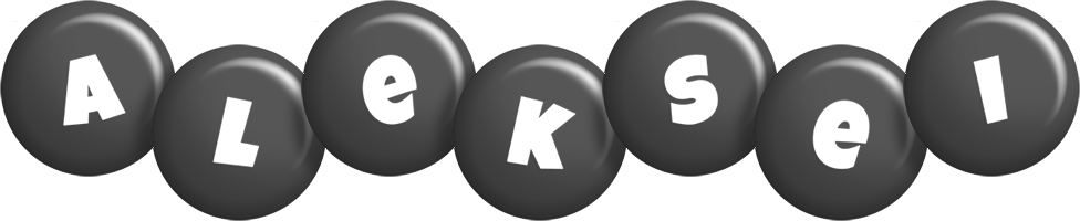 Aleksei candy-black logo