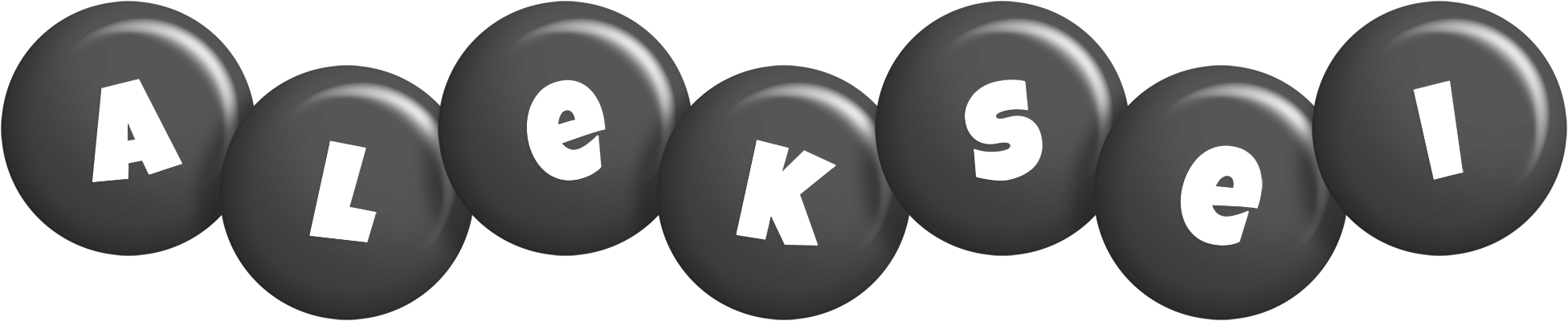 Aleksei candy-black logo