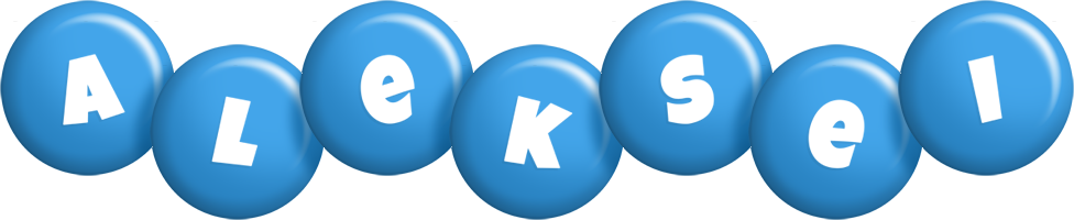 Aleksei candy-blue logo