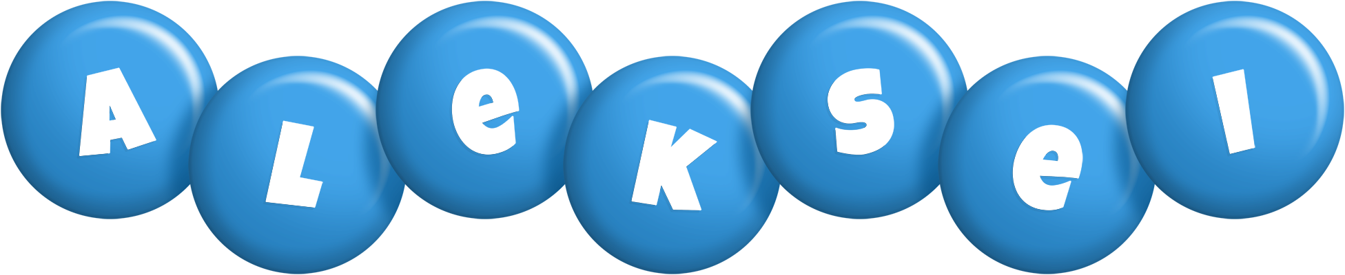 Aleksei candy-blue logo