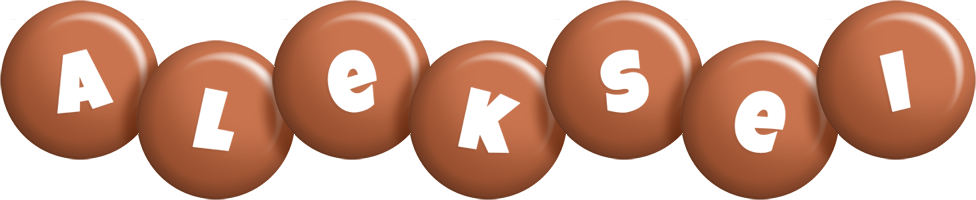 Aleksei candy-brown logo