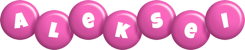 Aleksei candy-pink logo