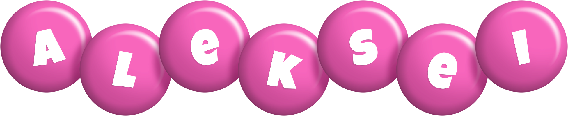 Aleksei candy-pink logo