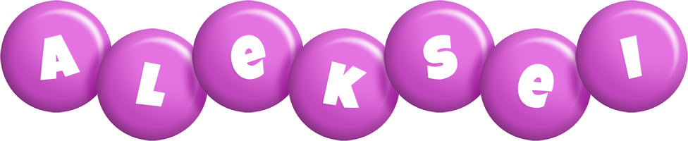 Aleksei candy-purple logo