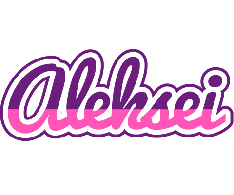 Aleksei cheerful logo