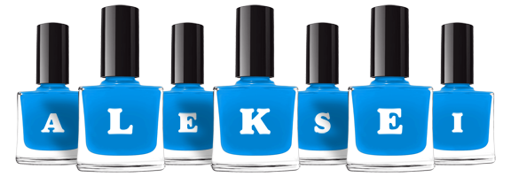 Aleksei glossy logo