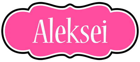 Aleksei invitation logo