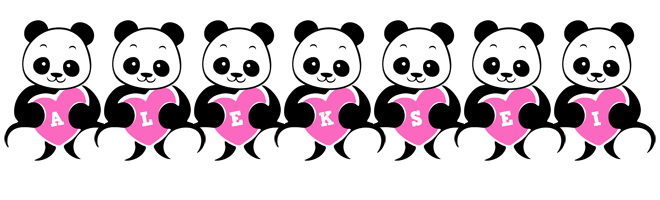 Aleksei love-panda logo