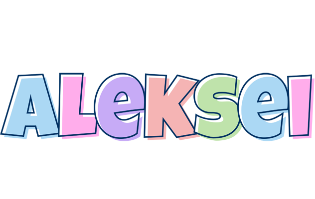 Aleksei pastel logo
