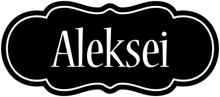 Aleksei welcome logo