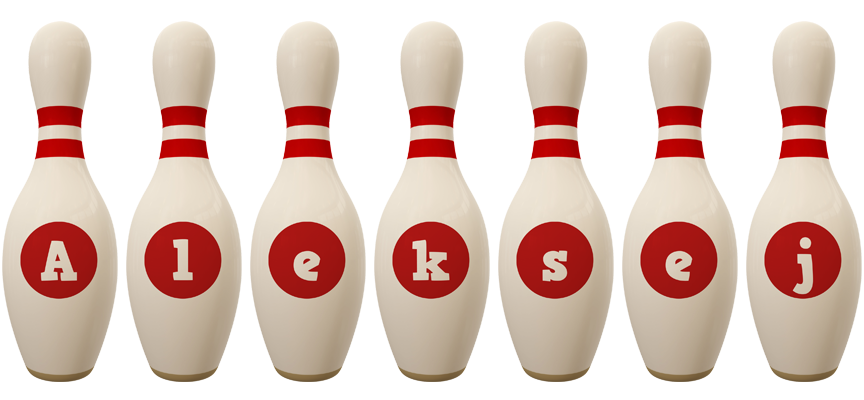 Aleksej bowling-pin logo