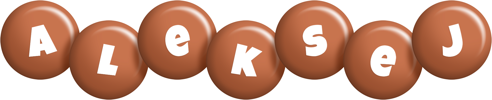 Aleksej candy-brown logo