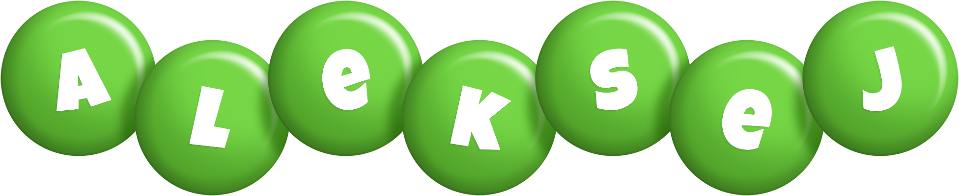 Aleksej candy-green logo