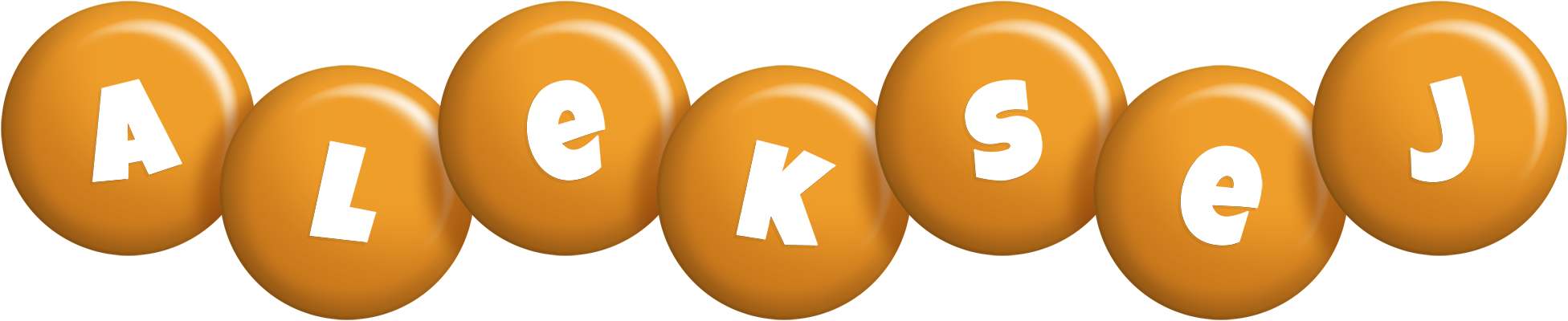 Aleksej candy-orange logo