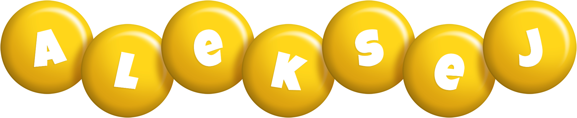 Aleksej candy-yellow logo