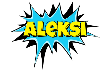 Aleksi amazing logo