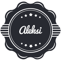 Aleksi badge logo