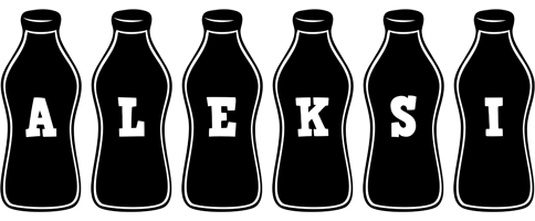 Aleksi bottle logo