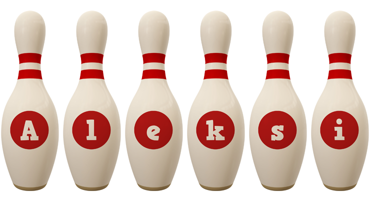 Aleksi bowling-pin logo