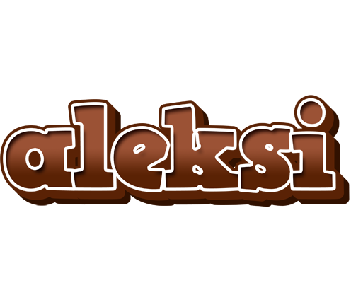 Aleksi brownie logo