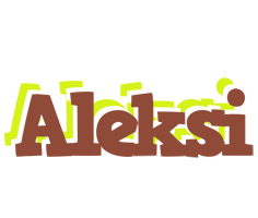 Aleksi caffeebar logo