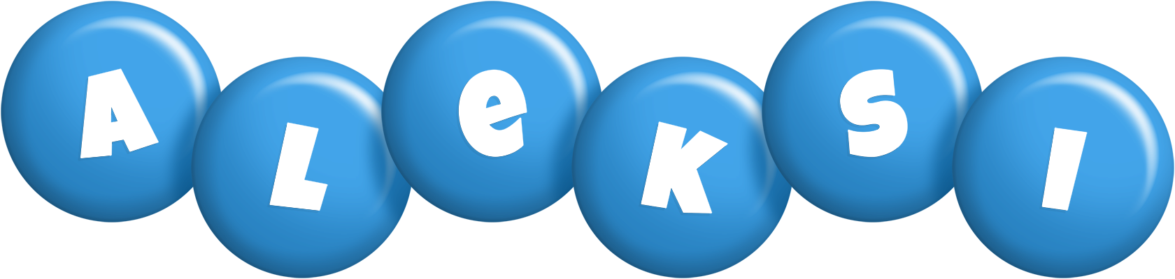 Aleksi candy-blue logo