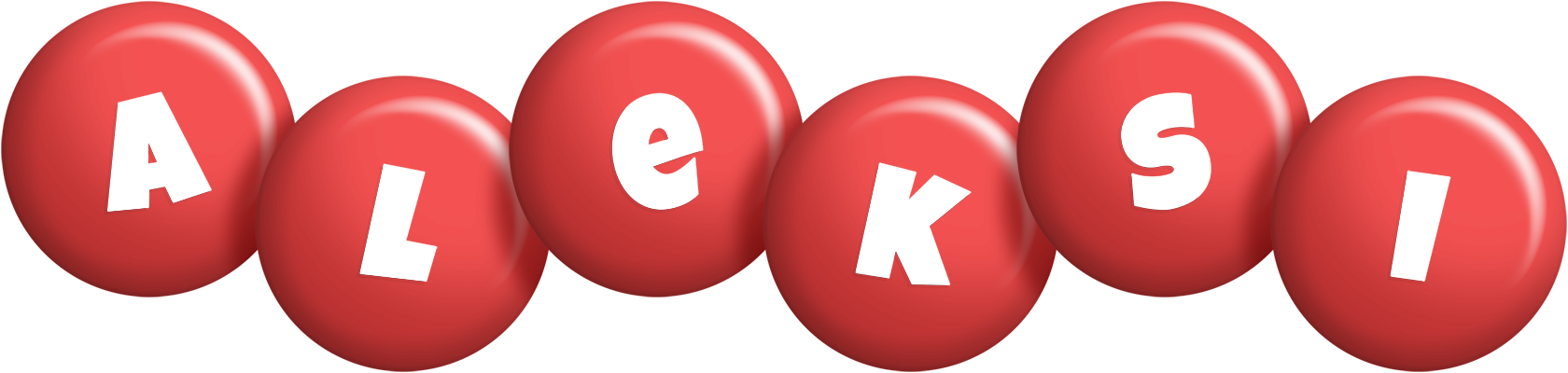 Aleksi candy-red logo
