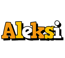 Aleksi cartoon logo