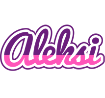 Aleksi cheerful logo