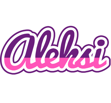 Aleksi cheerful logo
